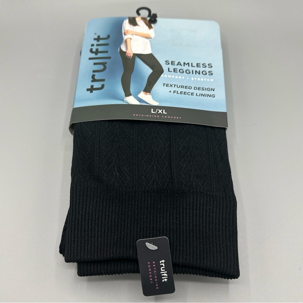 Trukfit Black Textured Leggings